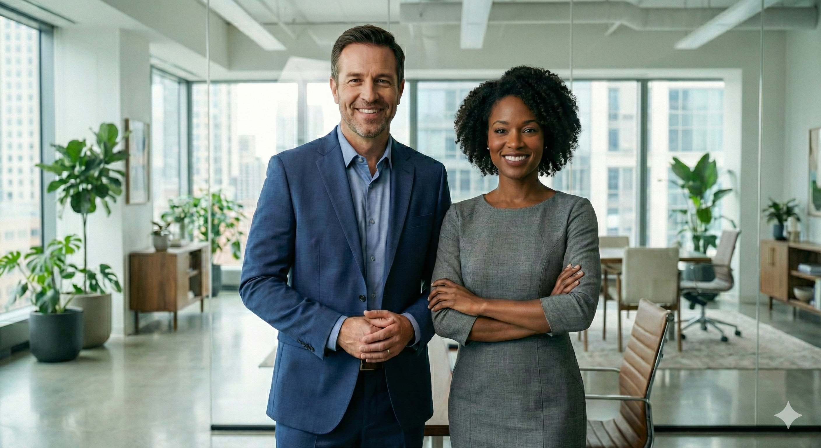 Equipe corporativa em programa de bem-estar